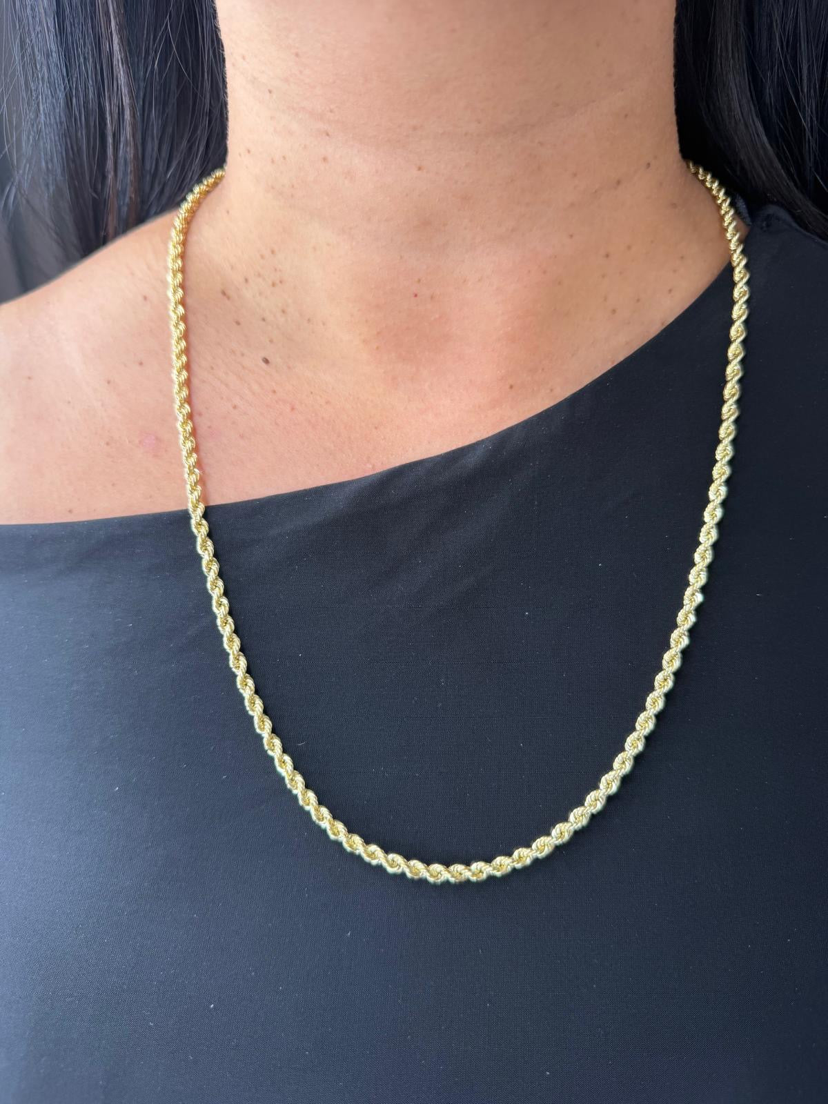 Necklace Twisted 10k gold