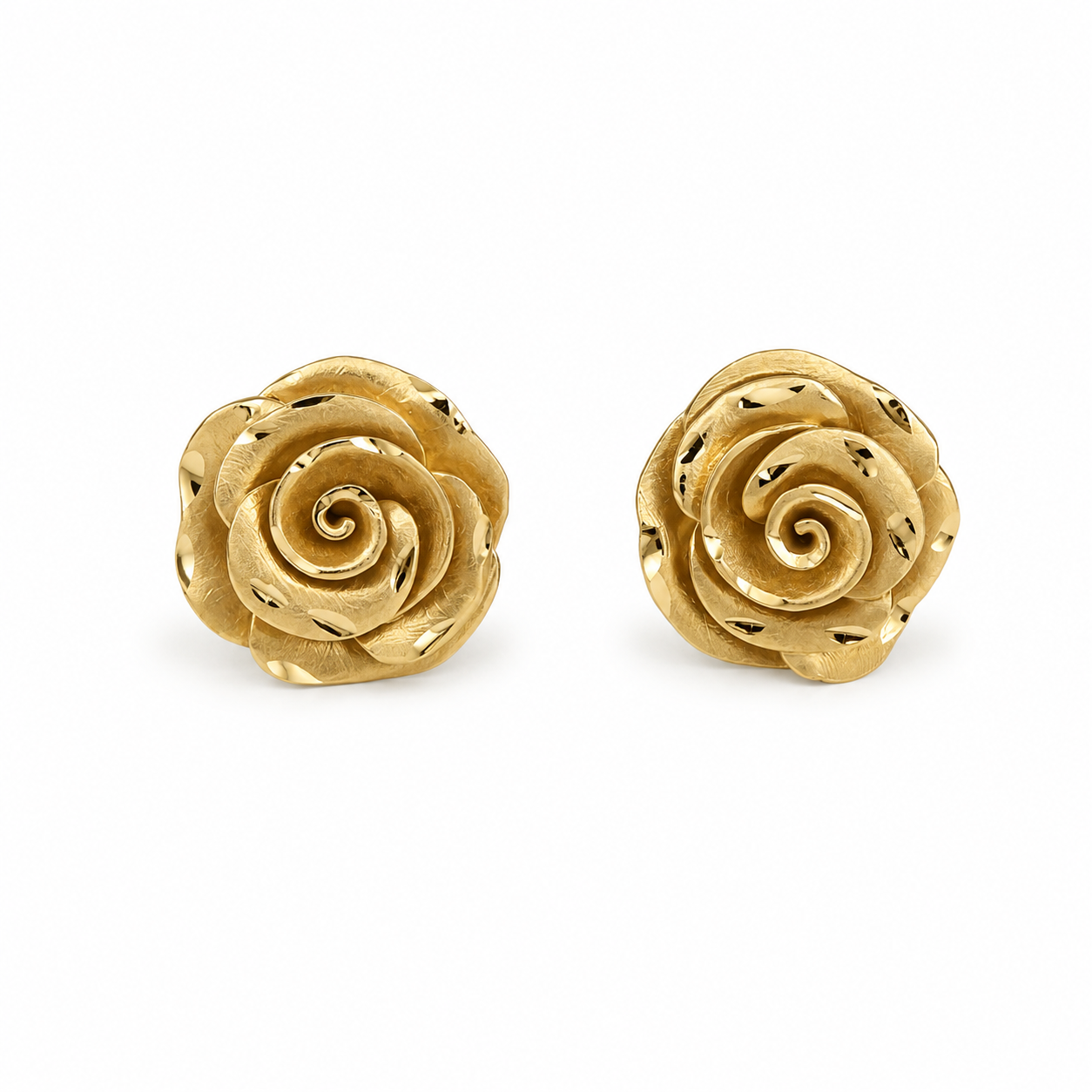 Earring Flower 10k gold