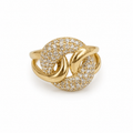 Ring Snake 10k gold semi solid
