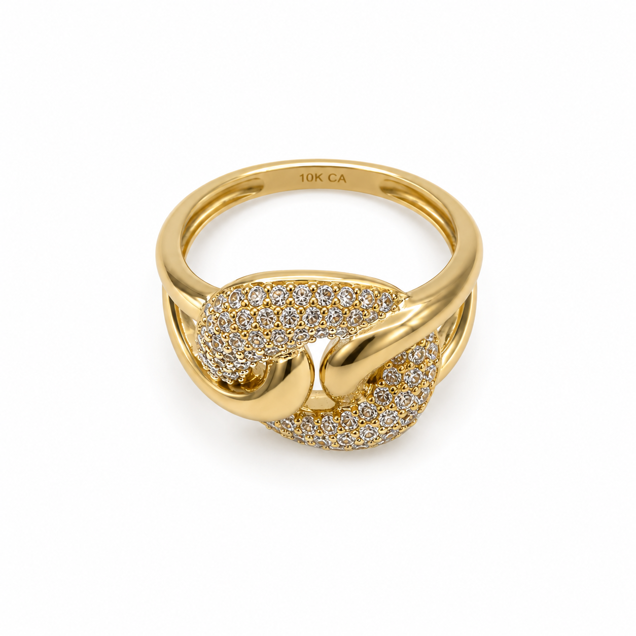 Ring Snake 10k gold semi solid