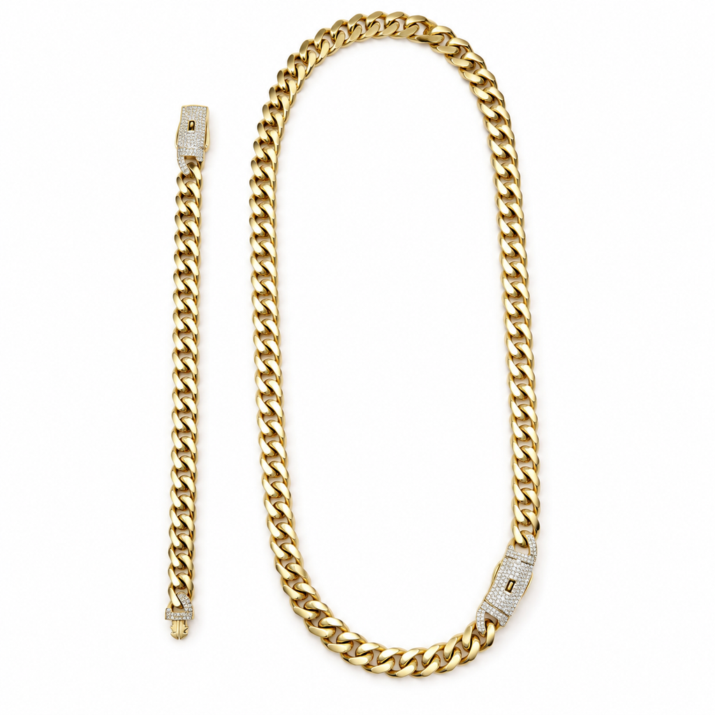 Set Monaco 10k gold Semi Solid